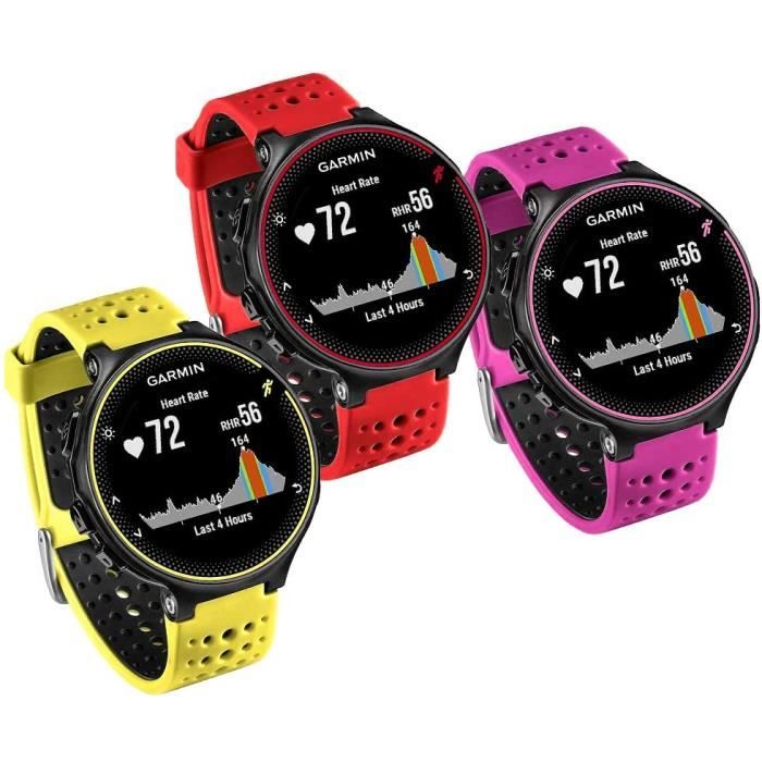 RLouK Bracelet pour Garmin Forerunner 235 Bracelet de Remplacement Silicone  pour Garmin Forerunner 235 220 230 620 630 735XT[2956] , - Achat/vente  bracelet de montre - Cdiscount