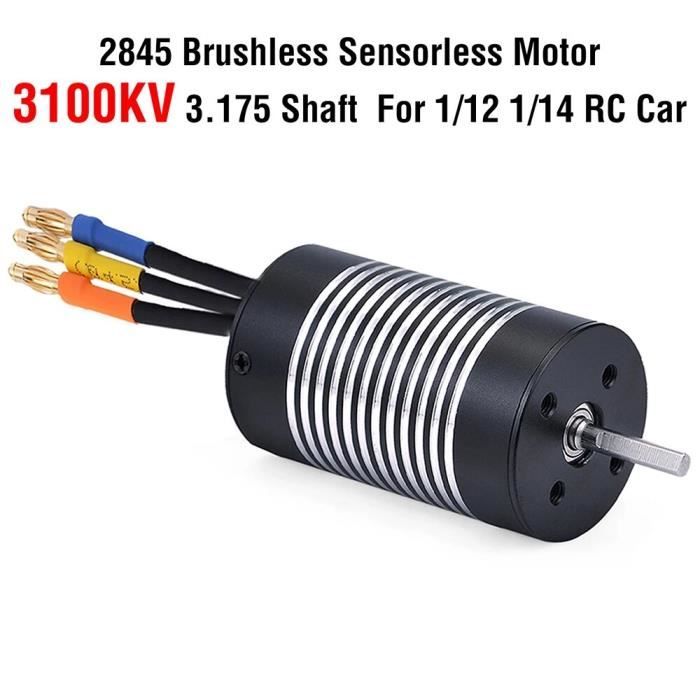 SURPASS HOBBY Mini-Z 1410 3500KV/ 5500KV/ 7500KV/ 9500KV 2S 80W moteur sans balais à 2 pôles pour jouet de voiture à dérive RC 1/24 1/28 1/32  26
