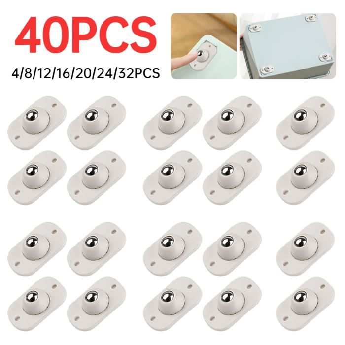 Alipis 16pcs Roulettes De Transfert à Billes 360° En Acier