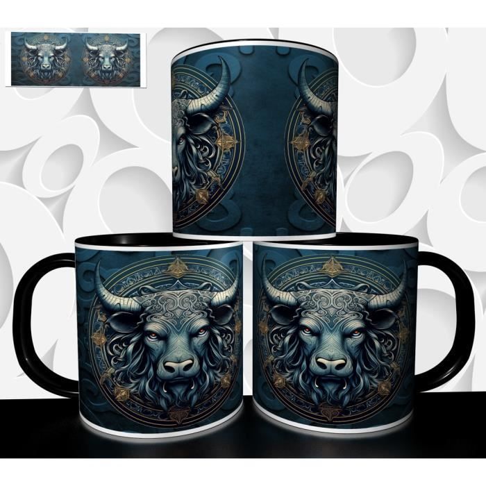 Mug Ancien Arcopal - Signe Astrologique Cancer (Zodiaque) - Blanc, État D'Occasion