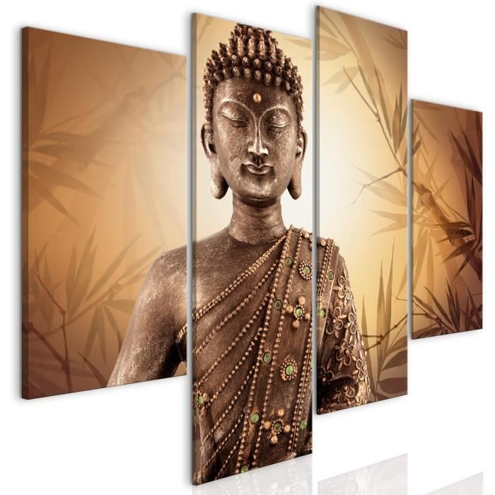 Tableau Mural Bouddha Impression Sur Toile Intissée - Déco Murale Moderne, Neuf