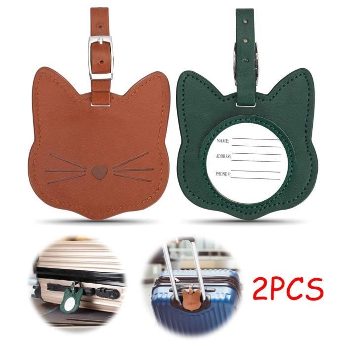 2PCS Etiquette Valise, WitBicg Étiquettes Bagages Etiquettes Valise