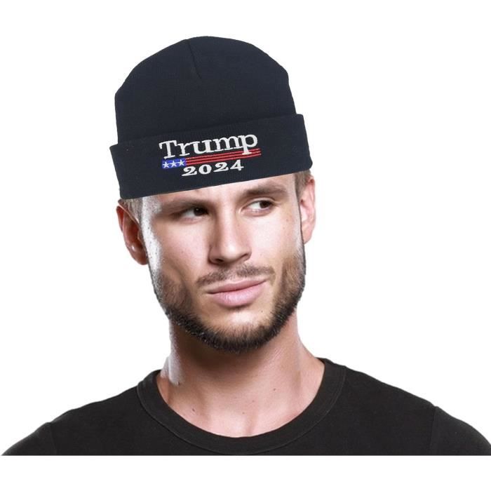 Chapeau Trump 2024 | Bonnet Tricoté Brodé 2024 Trump Hats | Bonnet De ...