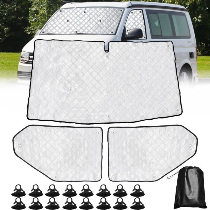 Lot De 11 Pare-soleil Thermiques Pour Fiat Ducato 2006-2023 - Occultation 100%, Sac De Rangement Inclus