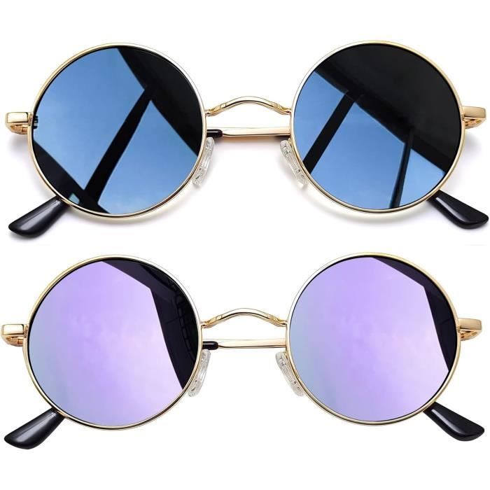 🕶️🔥Achetez-en 1, obtenez-en 1 gratuit🔥Lunettes de soleil rondes polarisées à teinte ajustable – Style & protection en un seul geste!