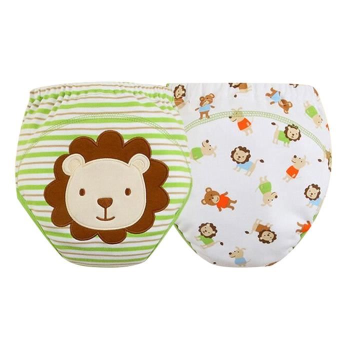 Green Lion Bebe Couche Reutilisable Dessin Anime Nappy Couche De Tissu 7 12kg Cdiscount Puericulture Eveil Bebe