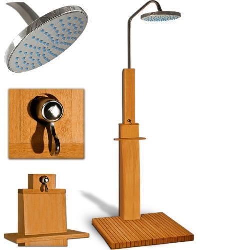 Douche De Jardin En Bois Achat Vente Cabine De Douche Douche