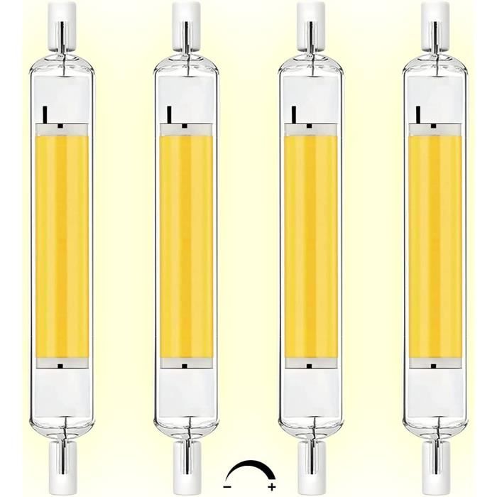 Ampoule LED R7s 118mm Dimmable 30w,Equivalent 300W Halogène Lampe,Blanc
