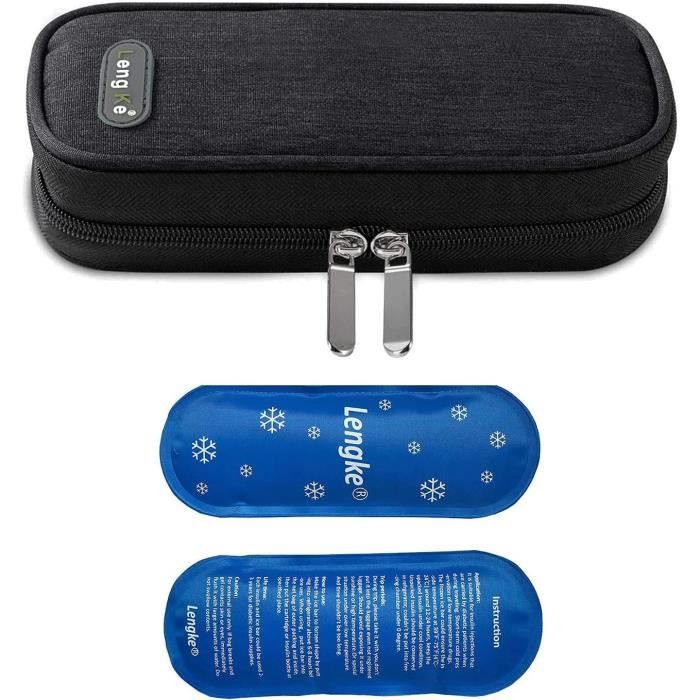 YOUSHARES 2 Impacchi Di Ghiaccio Riutilizzabili Per Penna Insulina, Gel Atossico, Dimensioni 17x6,8 Cm, Borsa Termica Da Viaggio