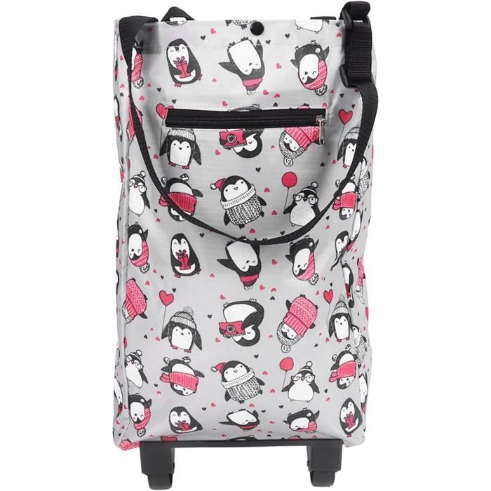Chariot De Courses Pliable Strex - Sac Amovible 45L - Roues XXL - Capacité 45kg - Pour Supermarché, Marché - 11
