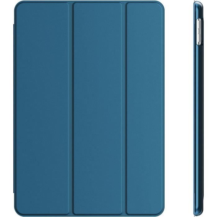 Coque iPad 9e generation 10,2 Housse Etui Protection Antichoc pour Apple  iPad 10,2 pouces avec Fente pour Stylo, Gris bleu - Cdiscount Informatique