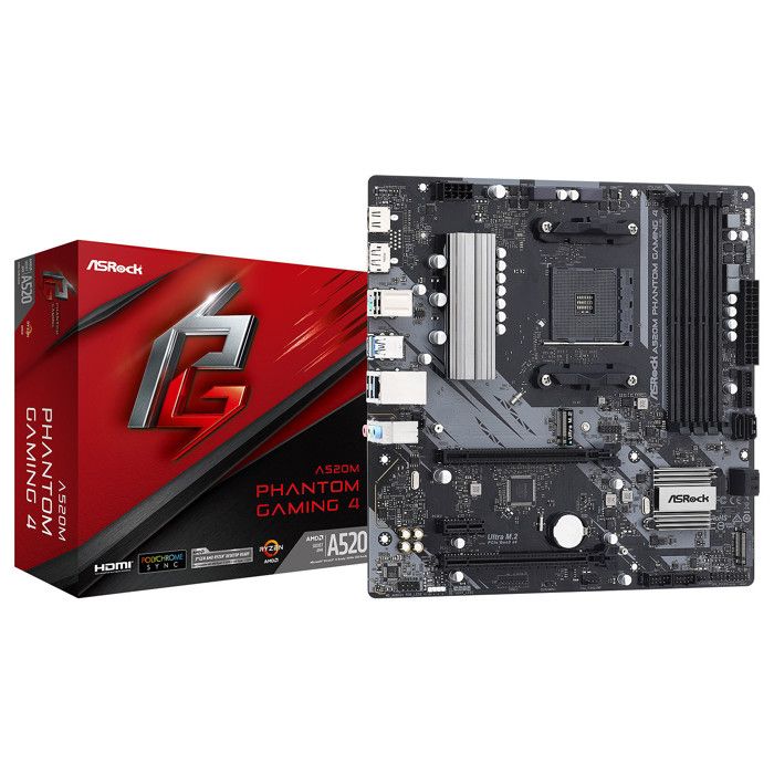 ASRock A520M Phantom Gaming 4 - vue 6