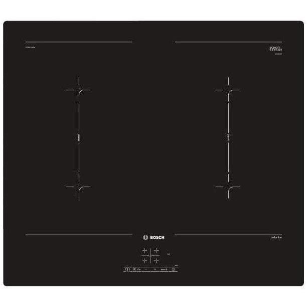 Plaque Induction Plaque induction Bosch PVQ611BB5E Plaque de cuisson 4 dont 2 extensibles