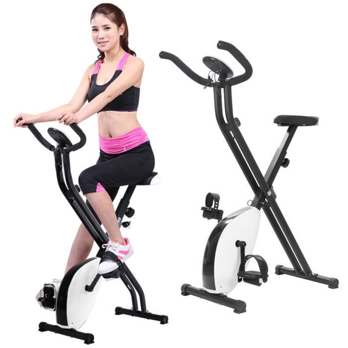 Ayuns Velo D Appartement Pliable F Bike Avec Ordinateur Lcd Pour Fitness Et Cardio Prix Pas Cher Cdiscount