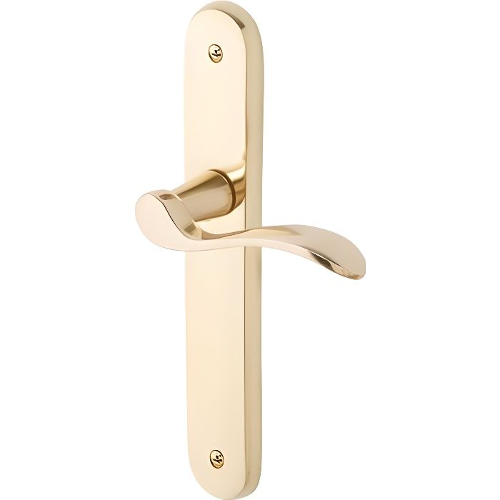 Poignées De Porte En Laiton Noir Finition Ancienne - Paire, Fait Main