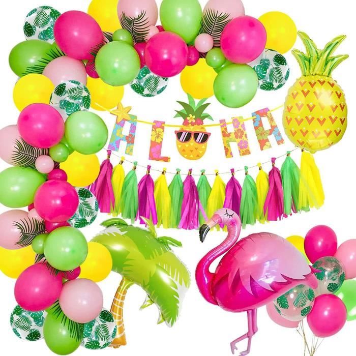 BANDEROLE,2m Tree Light--Décoration de fête hawaïenne, guirlande