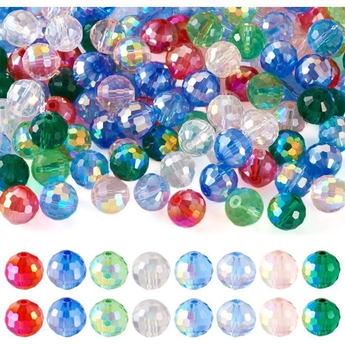 Pour la fabrication de bijoux, Mulutoo Lot de 800 perles à sertir demi