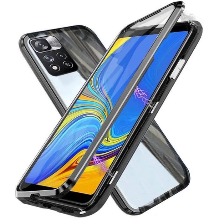 SEAHAI Case For Xiaomi Redmi Note 13 Pro 5G / Poco X6 5G With Magnetic Adsorption Function, Ultra Thin Matte Translucent Hard PC Silicone TPU Bumper Protective Case Shockproof Mobile Phone Case