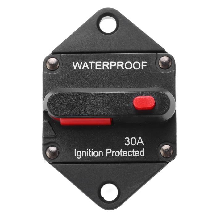 Disjoncteur Marin Gloso 40A IP67 - Réinitialisation Manuelle Pour Bateau, Voiture, Camping-Car