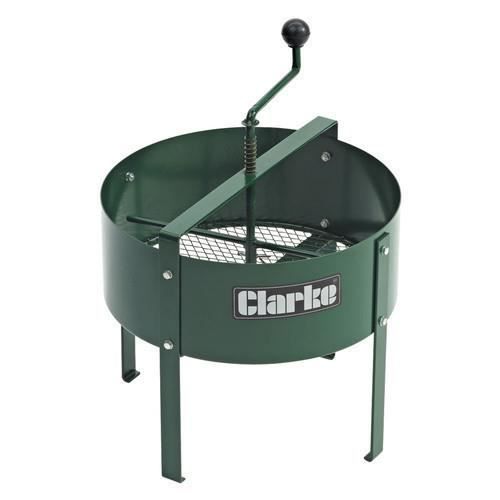 Tamis rotative pour sol - Clarke - Idéal pour le jardin et le compost - Acier doux - 5,8 kg