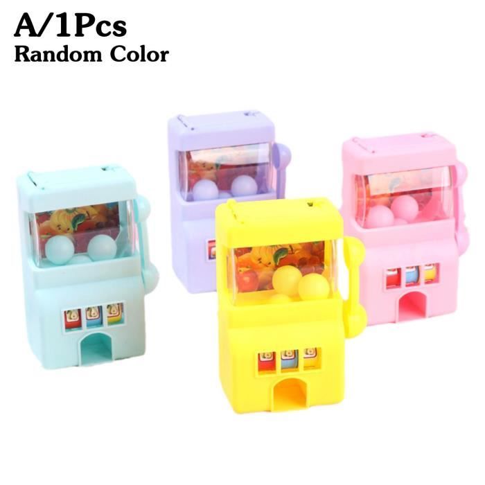 Lot De 6 Mini Machines à Sous Et Distributeurs De Loterie Pour Enfants – Jouets Plastique, Couleurs Aléatoires, Cadeau Anniversaire