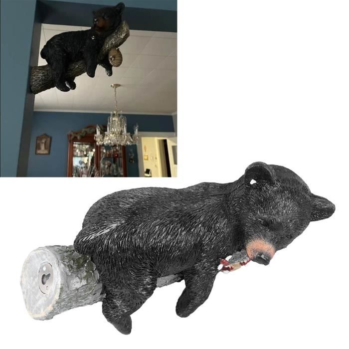 Figurine Ours Figurine D'ours Noir, Figurine Réaliste D'ours Noir