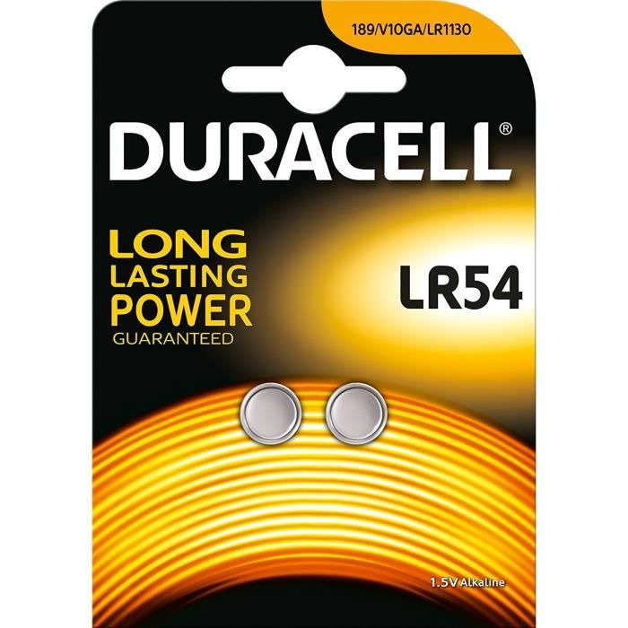 Duracell Pile LR 54-1.5 V (Pack de 2)