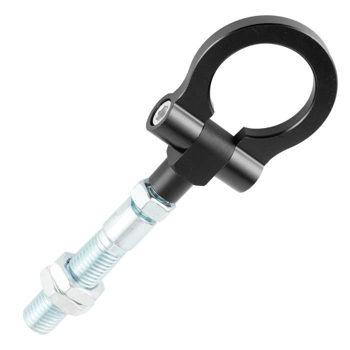 Crochet Remorquage KIMISS - Référence 1T0 805 615 A - Compatible VW R32 Rabbit - Noir Robuste