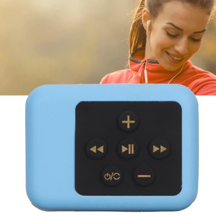 Elprico Lecteur MP3 étanche IPX8 – Parfait Pour Nager Et Plonger Jusqu’à 3 Mètres, 8 Go, Noir