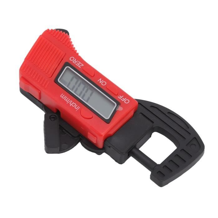 Comparateur à Cadran Numérique 12.7mm - Micromètre Digital Grand écran LCD, Pour Mesurer épaisseur Papier, Cuir, éponge