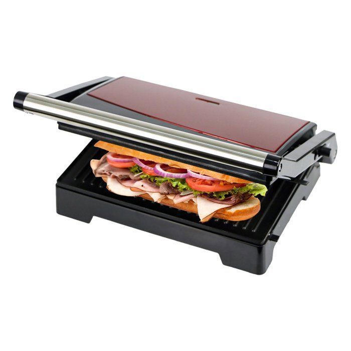 Presse à Sandwich Micro-ondes - Prépare Croque-monsieur, Panini Rapidement | Antiadhésif, Lavable Au Lave-vaisselle, Compact