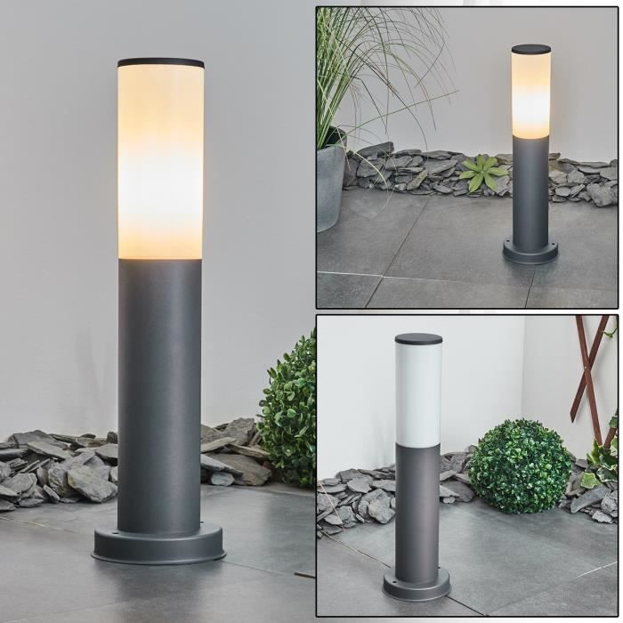 Lampe de socle - HOFSTEIN - Zogno - Métal/Plastique - Anthracite - E27 IP44 Lampe de socle - HOFSTEIN - Zogno - Métal/Plastique - Anthracite - E27 IP44