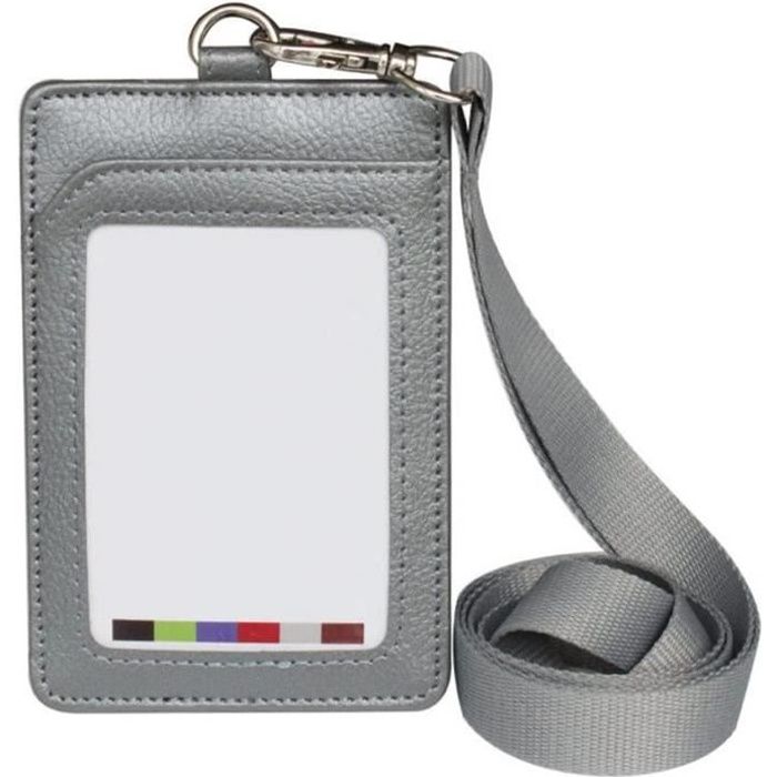 Belle rose chaud motif cœur Cordon Avec Amovible Porte-carte