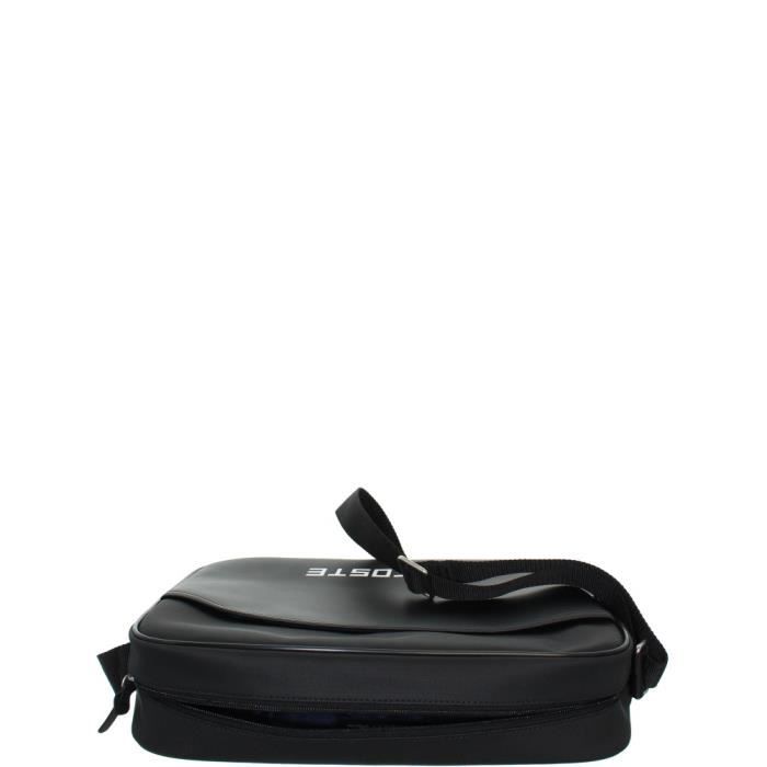 Besace Lacoste Airline Bag ref_cem4125900038*30*10 Noir Cdiscount