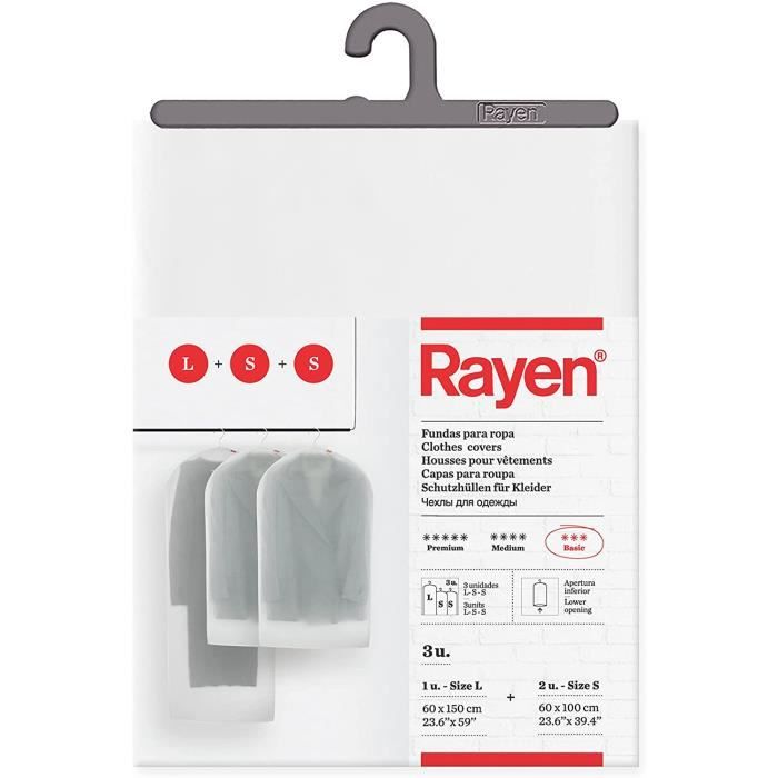 Lot De 20 Sacs à Vêtements Transparents - Protection Contre Poussière Et Humidité - Pour Costumes, Robes, Manteaux (90x60 Cm)