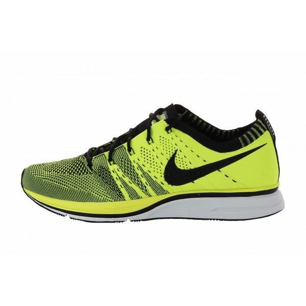 nike flyknit trainer jaune