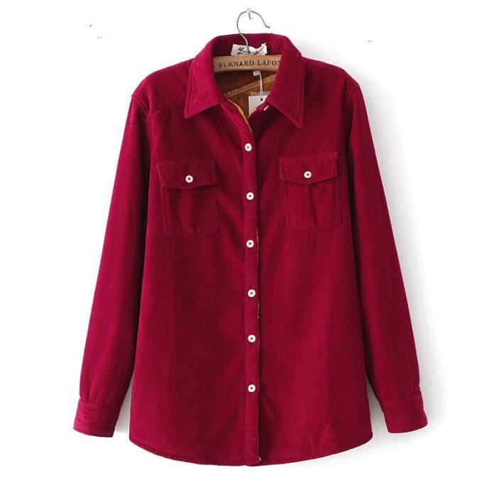 Chemise femme chaude clearance