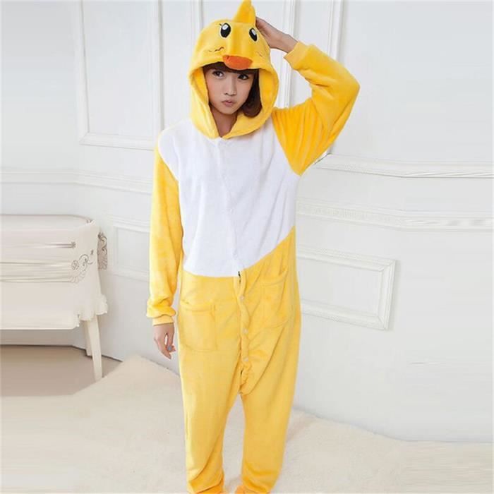Dessin Anime Pyjama Vetement Femme Homme Vetement De Nuit Soie 2017 Nouvelle Arrivee Haut Qualite Plus Taille Jaune Achat Vente Pyjama Cdiscount