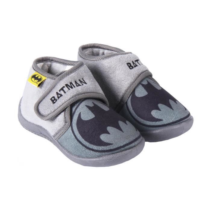 chaussons bébé garçon cerda media bota batman - gris - taille 25 - motif batman - synthétique