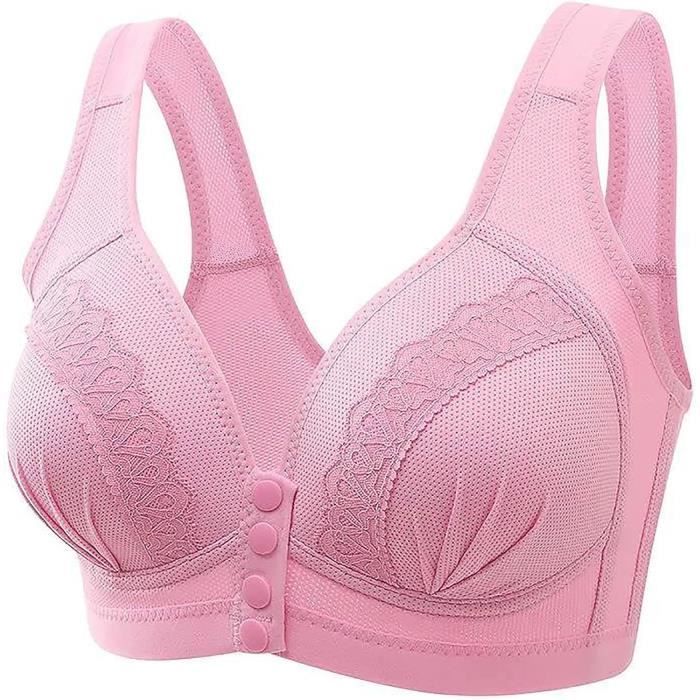 DELIMIRA Femme Soutien Gorge Fermeture Devant Sans Couture Emboitant