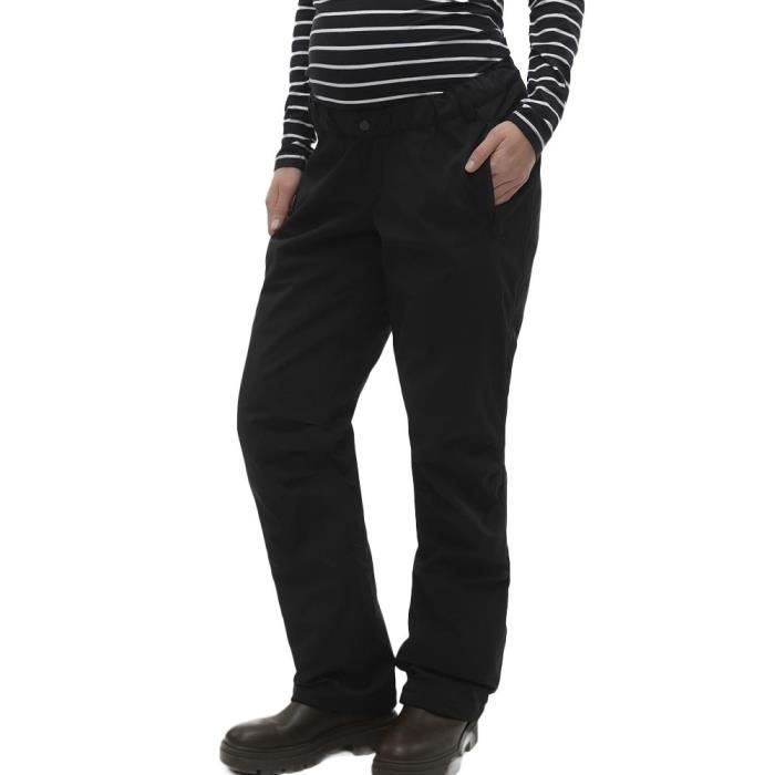 Pantalon Grossesse Gowjog - Taille Haute Élastique - Bureau Affaires - 62% Rayonne - Poches Utilitaires