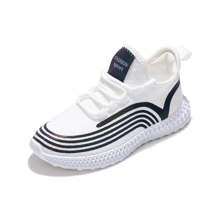 Baskets Pour Femmes Night Reflection Respirant Comfort Platform Chaussures A Fond Epais Blanc Likaiyehio Blanc Achat Vente Basket Cdiscount