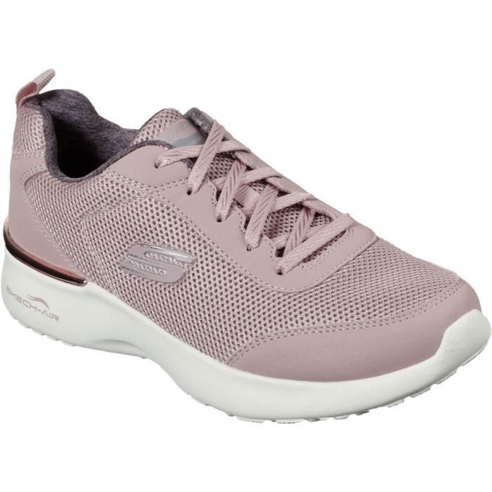 Skechers Skechers Skech-Air Dynamight Fast Brak — Baskets femme rose lacets tige synthétique