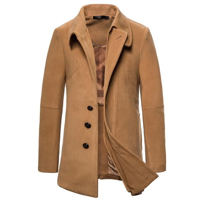 Manteau décontracté homme clearance