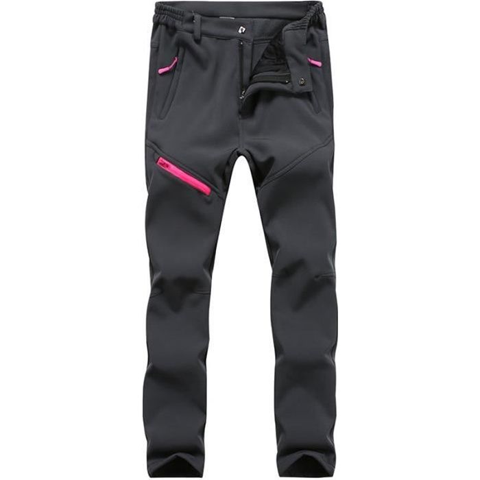 Pantalon De Randonnée Femme Imperméable Doublé Polaire - Confort Chaud, Coupe Large | Vêtement Outdoor - 6