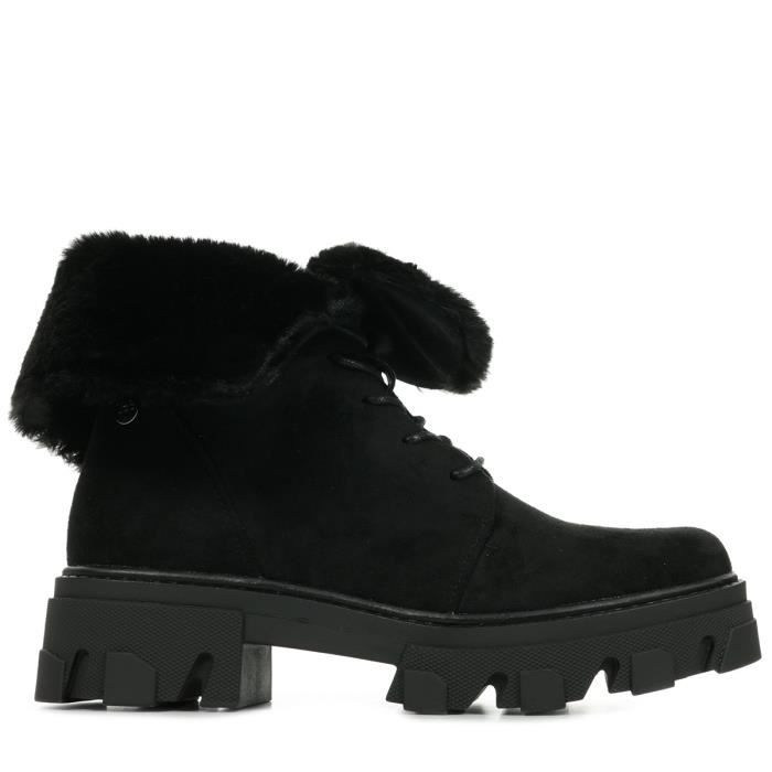 Boots femme cuir 2025 noir talon 5 cm