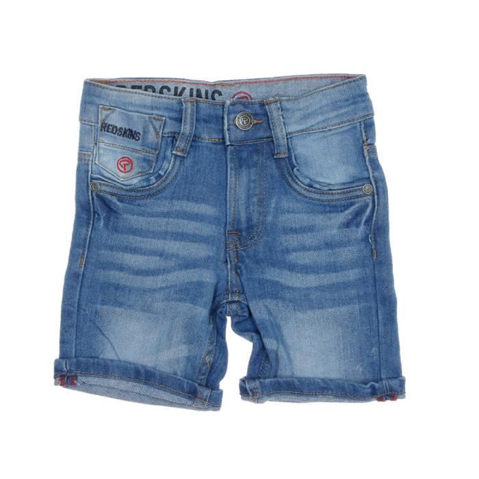 Short Rayé Bleu Clair Garçon Next Taille 11 Ans - Occasion Très Bon état