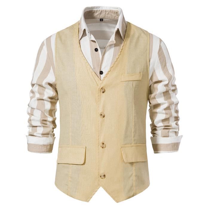 Costume homme hot sale lin mariage