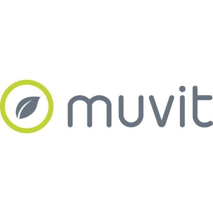 MUVIT Support voiture grip 360 grille rotule multi: mobiles 80mm