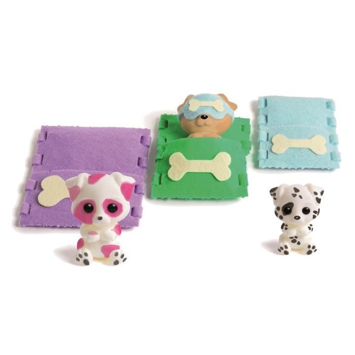 TOMY Fuzzikins - Ma famille toutous